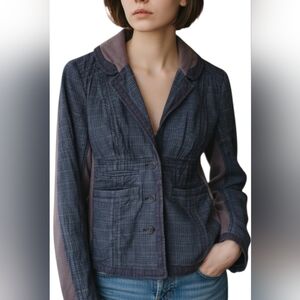 FREE PEOPLE Vintage Womens Jacket With Embroidery - Size Small 6